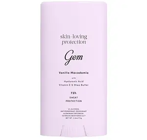 Gem Skin-Loving Protection 72h Sweat Protection Antiperspirant Stick Vanilla Macadamia