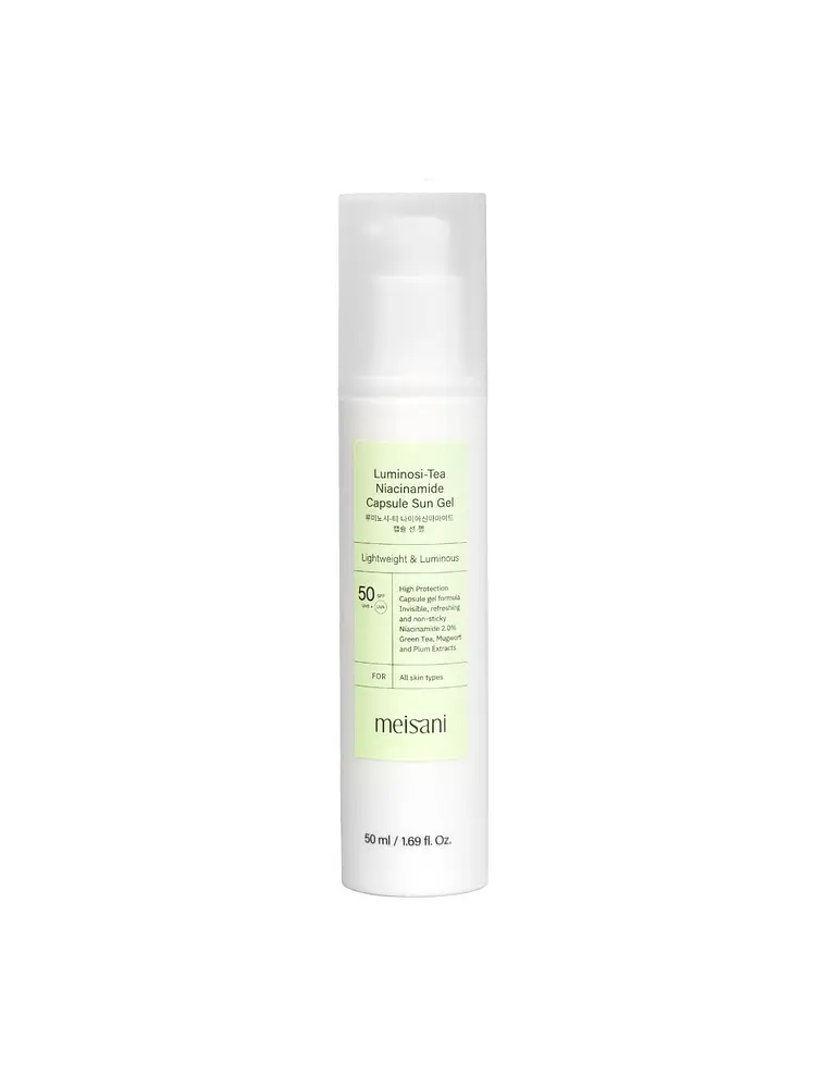 Meisani Luminosi-Tea Niacinamide Capsule Sun Gel SPF 50