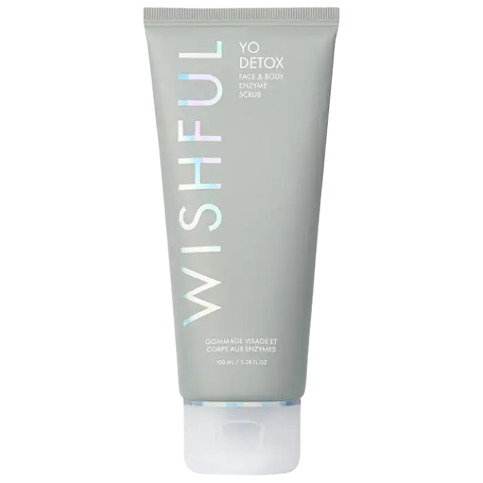 Wishful Yo Detox Charcoal Face & Body Enzyme Scrub