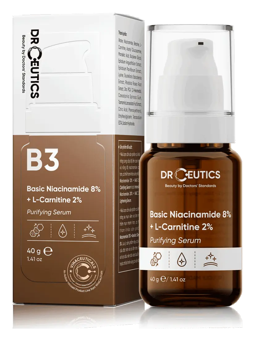 Dr Ceutics Basic Niacinamide 8% + L-Carnitine 2% Purifying Serum
