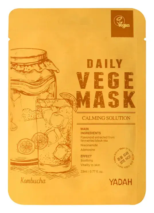 Yadah Cosmetics Daily Vege Mask Kombucha