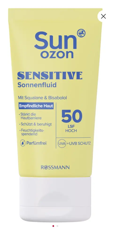 Sunozon Sensitive Sonnenfluid SPF 50