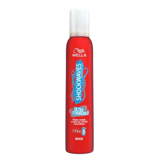 Wella Shockwaves Ultra Strong Hold Mousse
