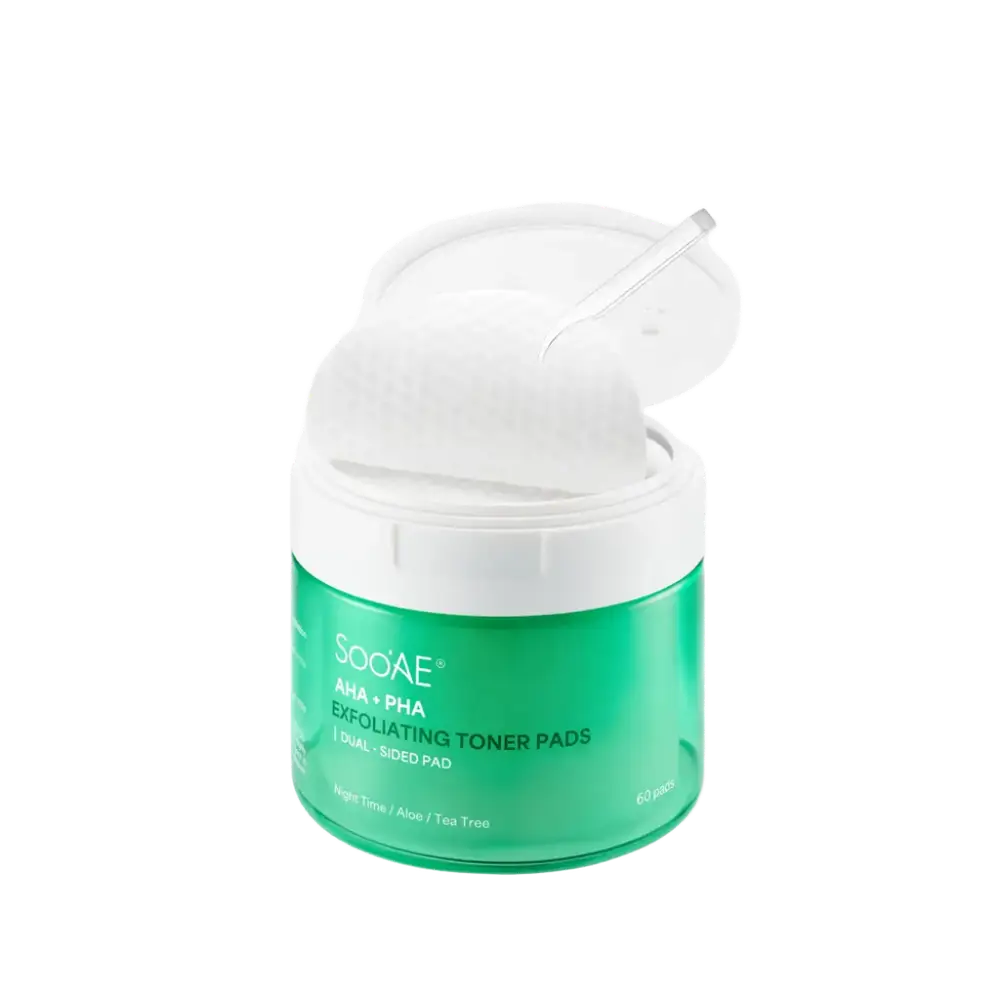 Soo'AE AHA + PHA Exfoliating Toner Pads
