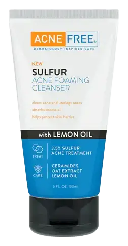 Acne Free Sulfur Acne Foaming Cleanser