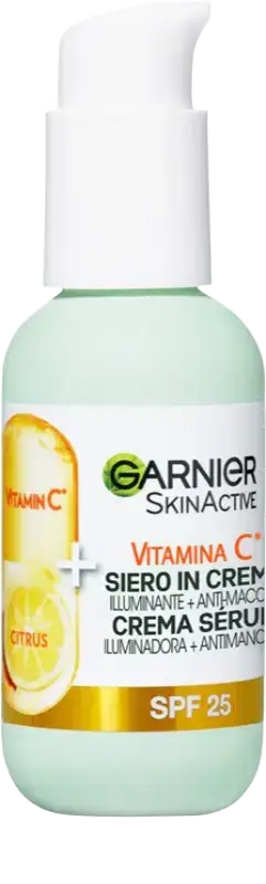 Garnier Vitamin C 2-In-1 Brightening Serum Cream Italy