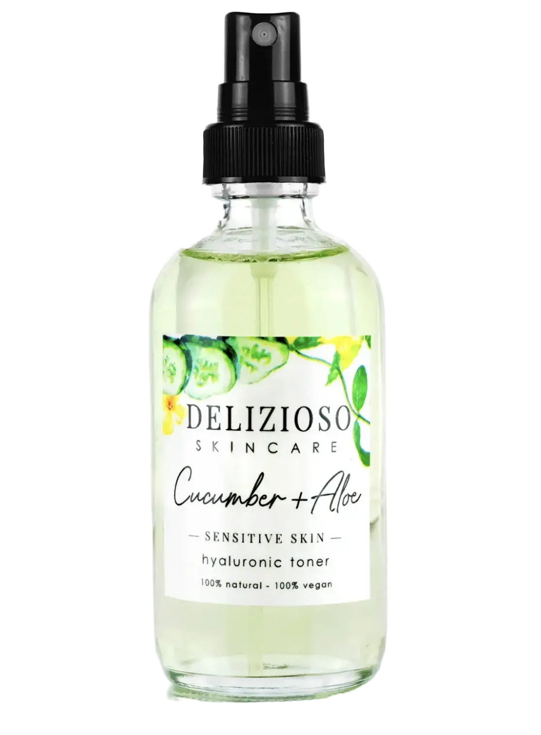 Delizioso Cucumber & Aloe Sensitive Skin Hyaluronic Toner
