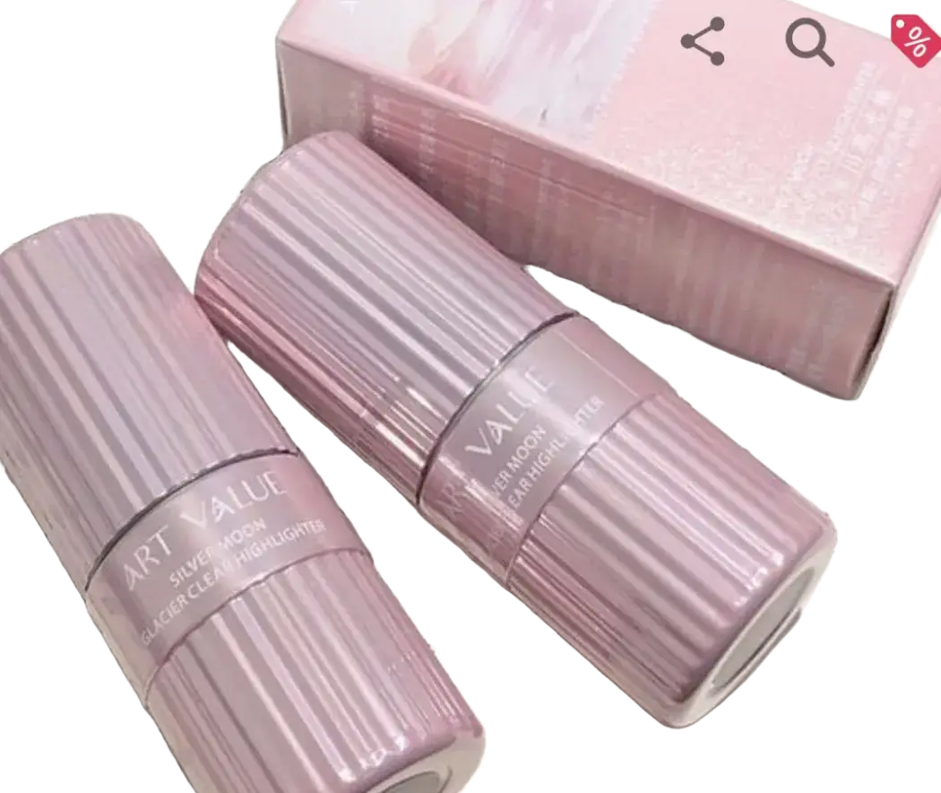 Arval Silver Moon Clear Highlighter Stick 02 Vermillion Mole