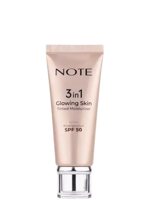 Note Cosmetics 3 In 1 Glowing Skin Tinted Moisturizer SPF 50