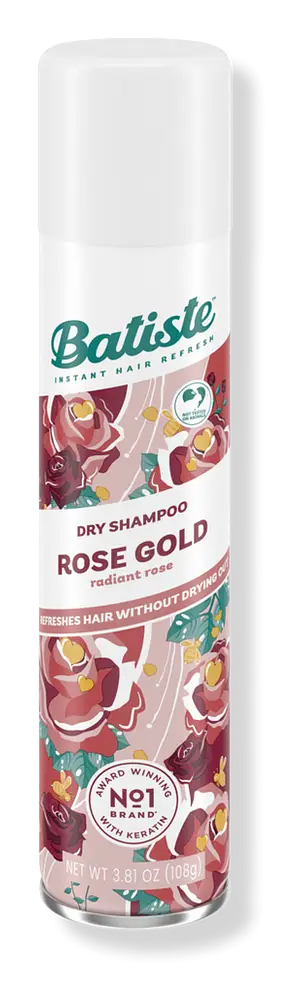 Batiste Dry Shampoo Rose Gold 1.06oz., 4.23oz., 6.35oz., 8.47oz.