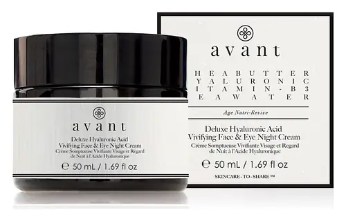 Avant Skincare Deluxe Hyaluronic Acid Vivifying Face & Eye Night Cream