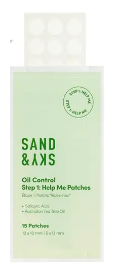 Sand and Sky Oil Control Dual Action Blemish Patches Help Me Patches