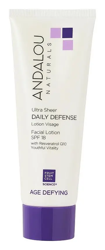 Andalou Naturals Age Defying Ultra Sheer Daily Defense Facial Lotion SPF 18