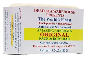Dead Sea Warehouse Amazing Minerals Original Face And Body Bar