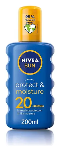Nivea Sun Protect & Moisture Pump Spray SPF 20 UK