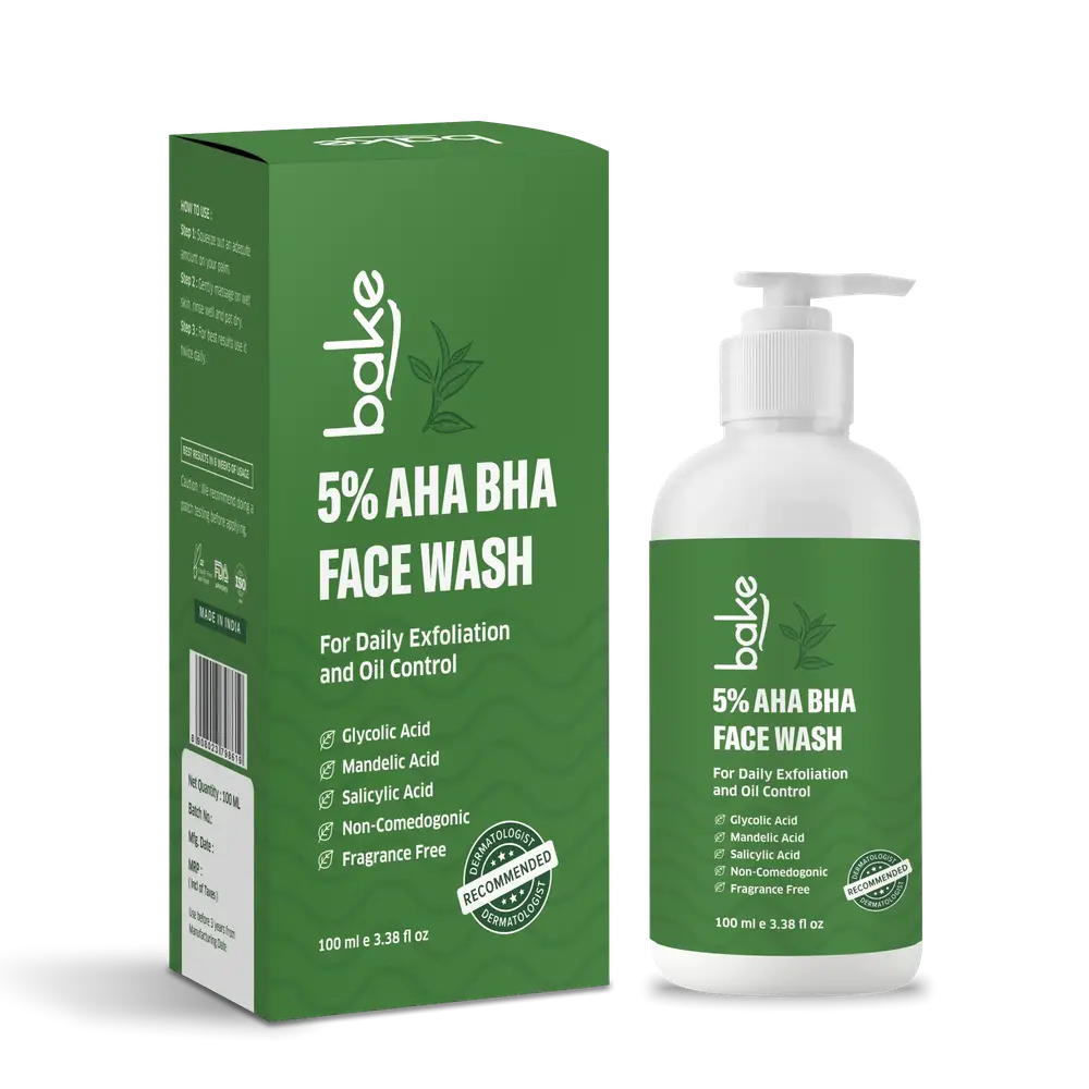 Bake 5% AHA BHA Face Wash