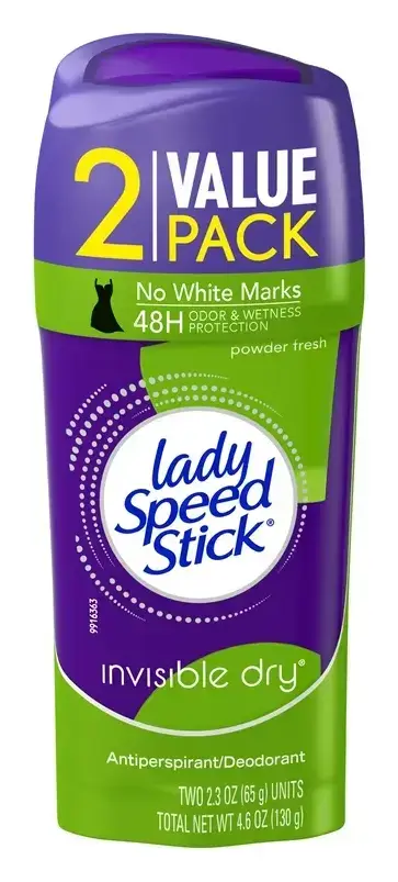 Speed Stick Lady Speed Stick Invisible Dry Antiperspirant Deodorant Powder Fresh