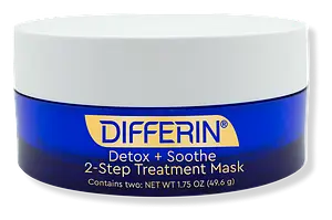 Differin Detox + Soothe 2-Step Treatment Mask