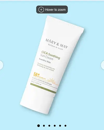 Mary & May Vegan CICA Soothing Sun Cream