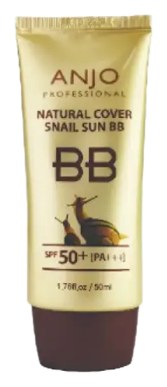 Anjo Natural Cover Snail Sun BB Cream SFP50+ PA+++