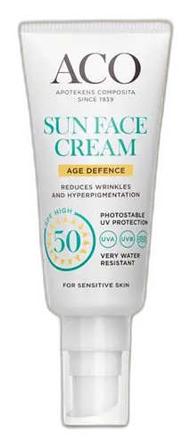 ACO Sun Face Cream Age Defense SPF 50