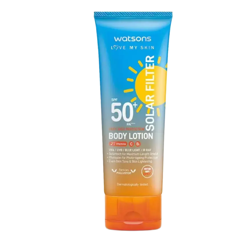 Watsons Very High Protection Solar Filter Body Lotion SPF 50+ PA++++