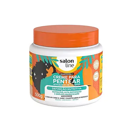 Salon Line Creme Para Pentear Definicao Nutritiva Manteiga