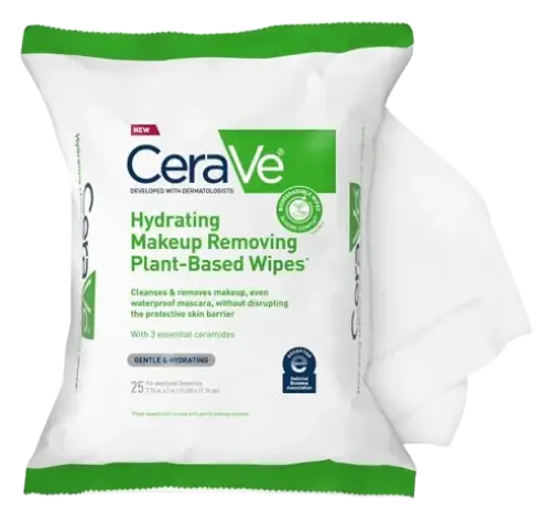 CeraVe Hydrating Makeup Removing Plant-Based Wipes