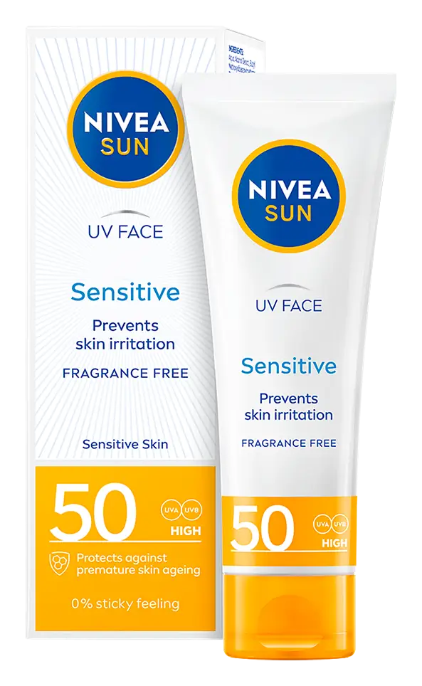Nivea UV Face Sensitive Protect SPF 50 Sweden/UK