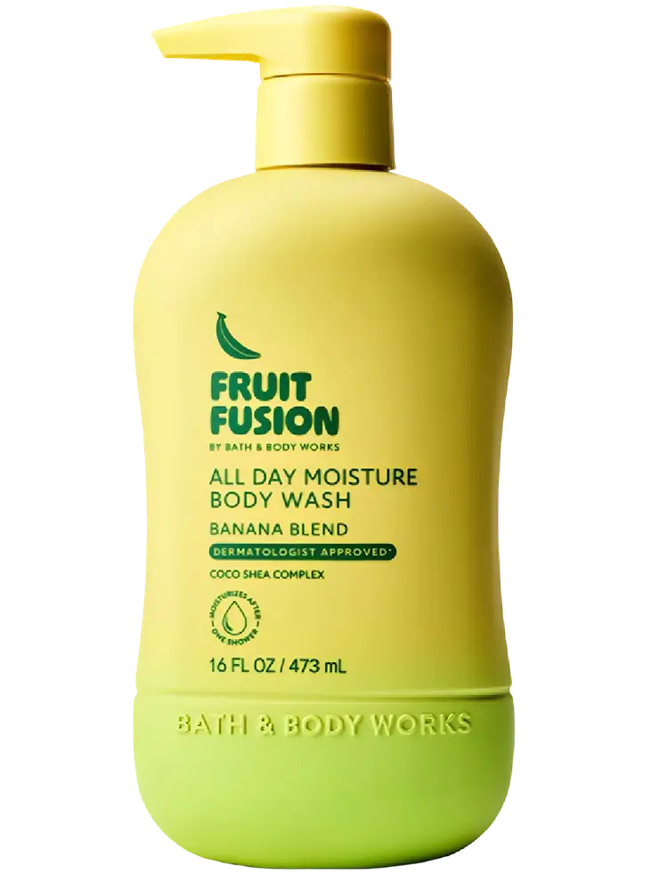 Bath & Body Works Fruit Fusion All Day Moisture Body Wash Banana Blend