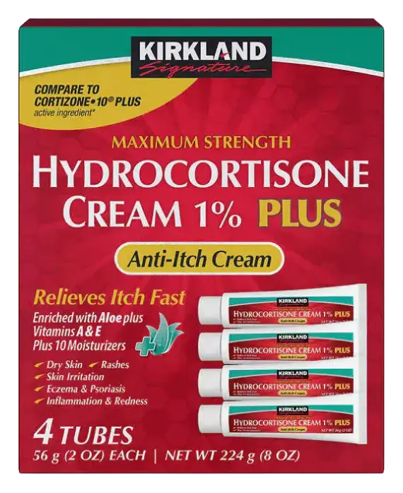 Kirkland Hydrocortisone 1% Plus Anti-Itch Cream