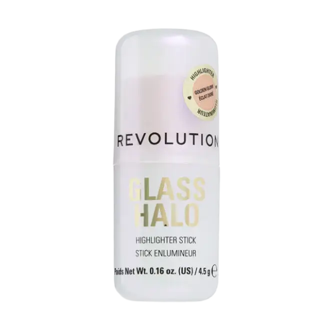 Revolution Beauty Glass Halo Highlighter Stick Golden Glow