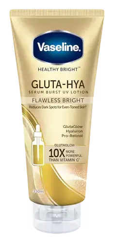 Vaseline Gluta-Hya Serum Burst UV Lotion Flawless Bright Malaysia