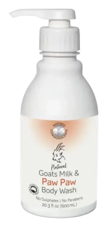 Natures Commonscents Natural Goats Milk & Paw Paw Body Wash