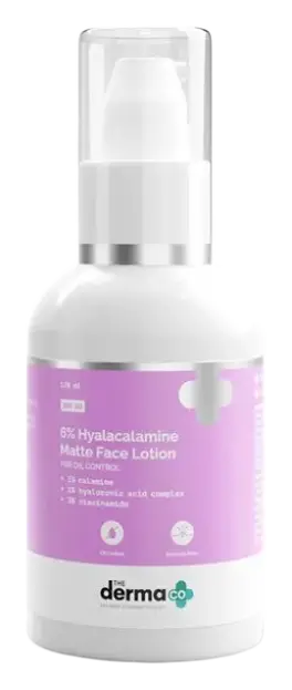 The Derma Co 6% Hyalacalamine Matte Face Lotion