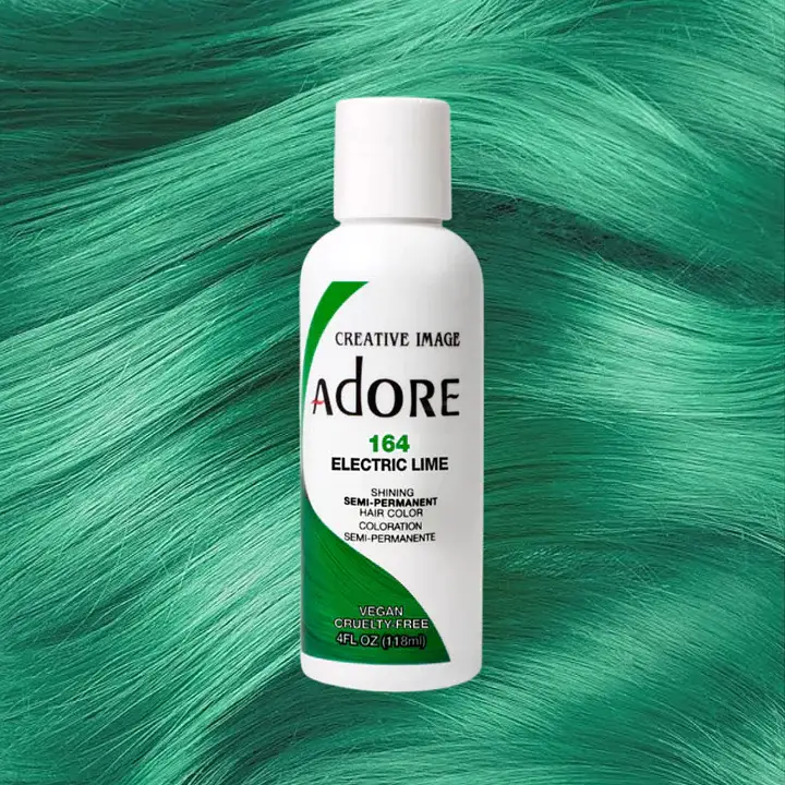 Adore Semi Permanent Hair Color 164 Electric Lime