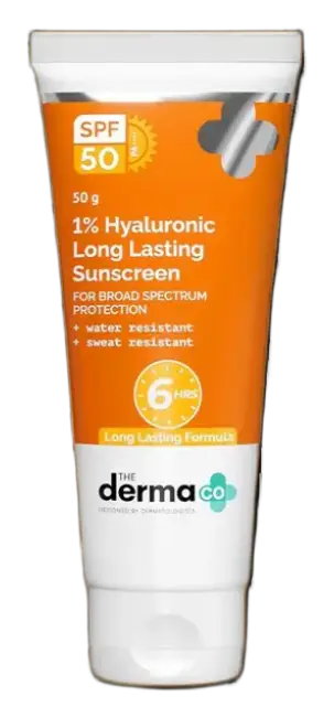 The Derma Co 1% Hyaluronic Long Lasting Sunscreen SPF 50