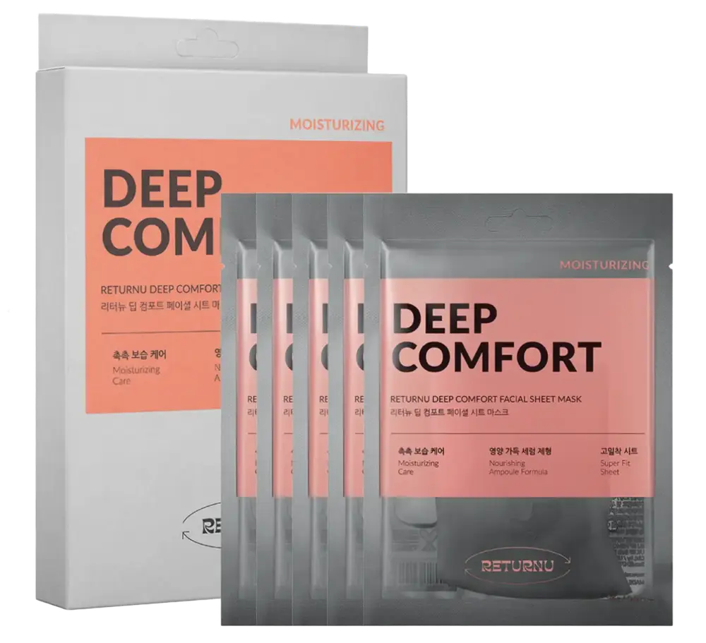 Returnu Deep Comfort Facial Sheet Mask