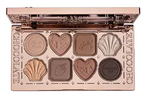 Flower Knows Chocolate Wonder-Shop Eight-Color Eyeshadow Palette 01 The Nutcracker