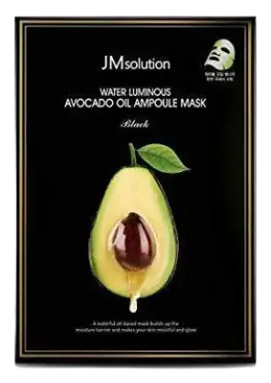 JMsolution Water Luminous Avocado Oil Ampoule Mask Black