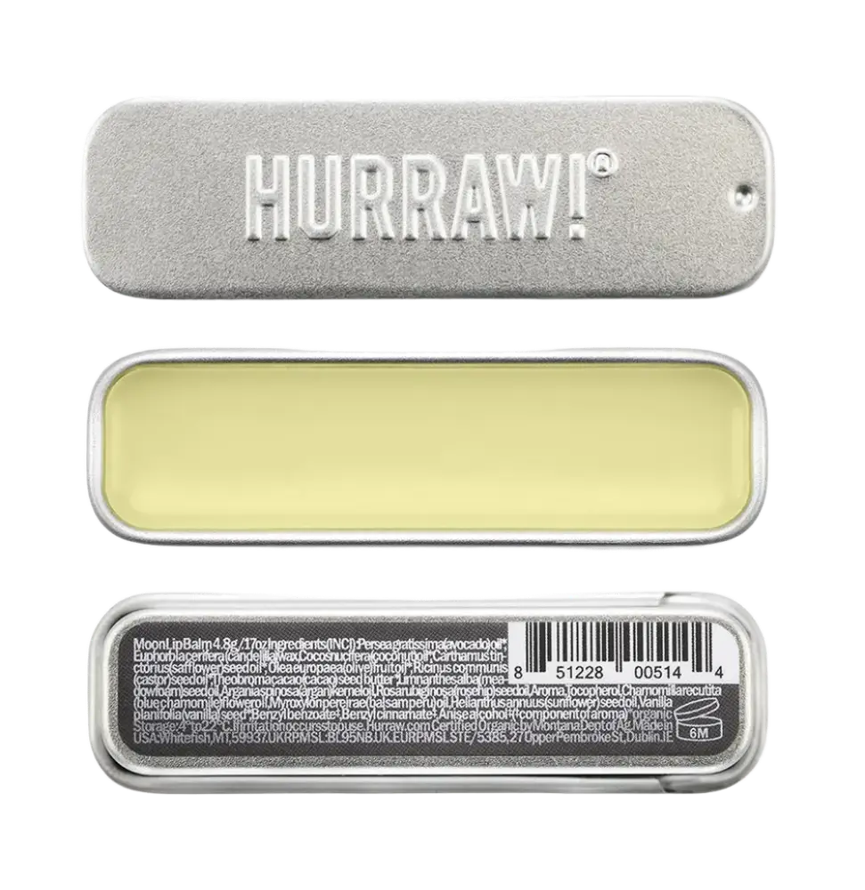 Hurraw! Slim Slider Tin Moon Lip Balm
