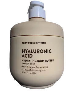 Body Prescriptions Hyaluronic Acid Hydrating Body Butter Vanilla Shea
