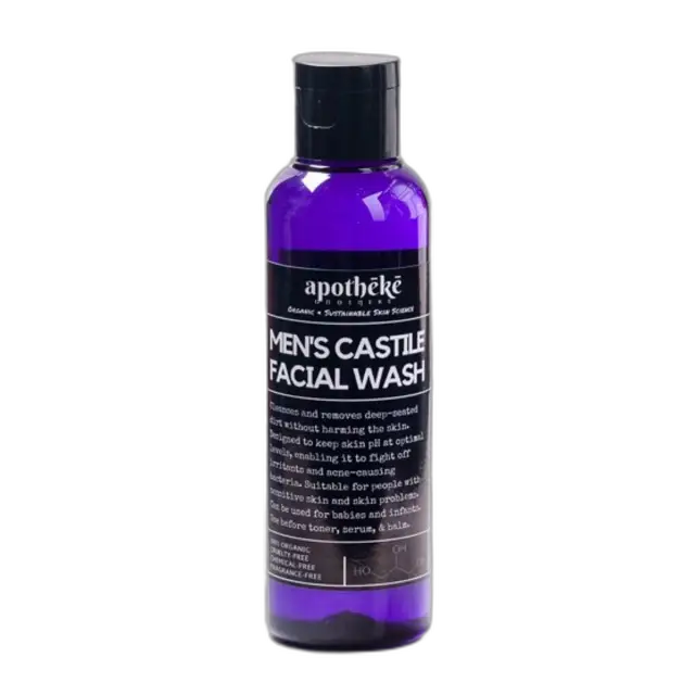 Apotheke Men's Castile Facial Wash