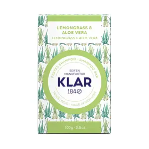 Klar Seifen Lemongrass & Aloe Vera Shampoo Bar