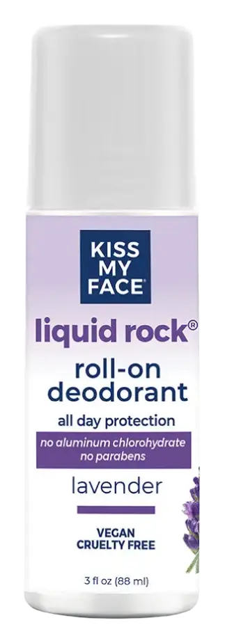 Kiss My Face Liquid Rock Roll-On Deodorant Lavender