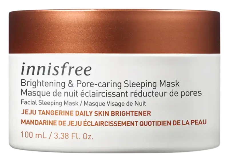 innisfree Brightening & Pore-caring Sleeping Mask with Jeju Tangerine Peel Extract