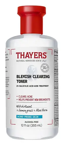 Thayers Blemish Clearing 2% Salicylic Acid Acne Treatment Toner