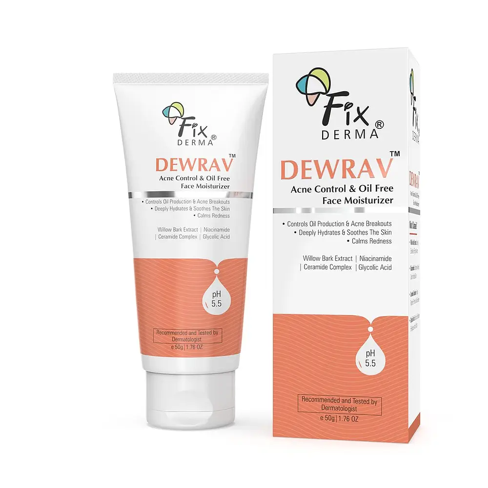 Fixderma Skincare Dewrav Acne Control & Oil Free Face Moisturizer