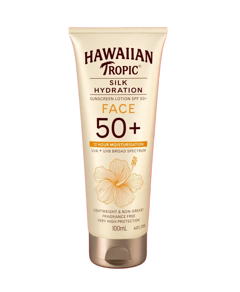 Hawaiian Tropic Silk Hydration Face Sunscreen Lotion SPF 50+
