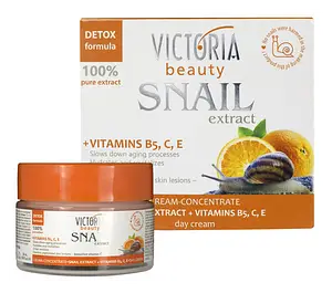 Victoria Beauty Snail Extract + Vitamins B5, C, E Face Cream